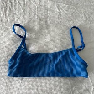 Frankies bikinis blue bikini top size xs perfect condition